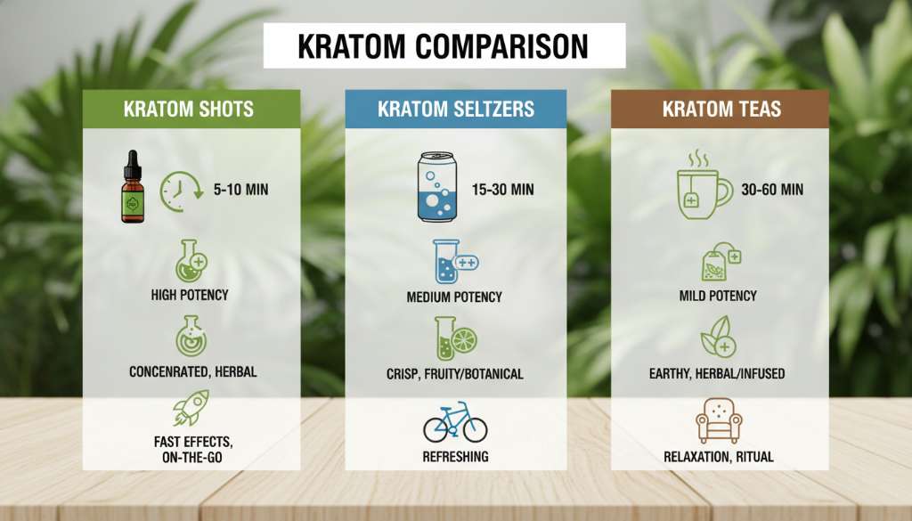 types of kratom drinks